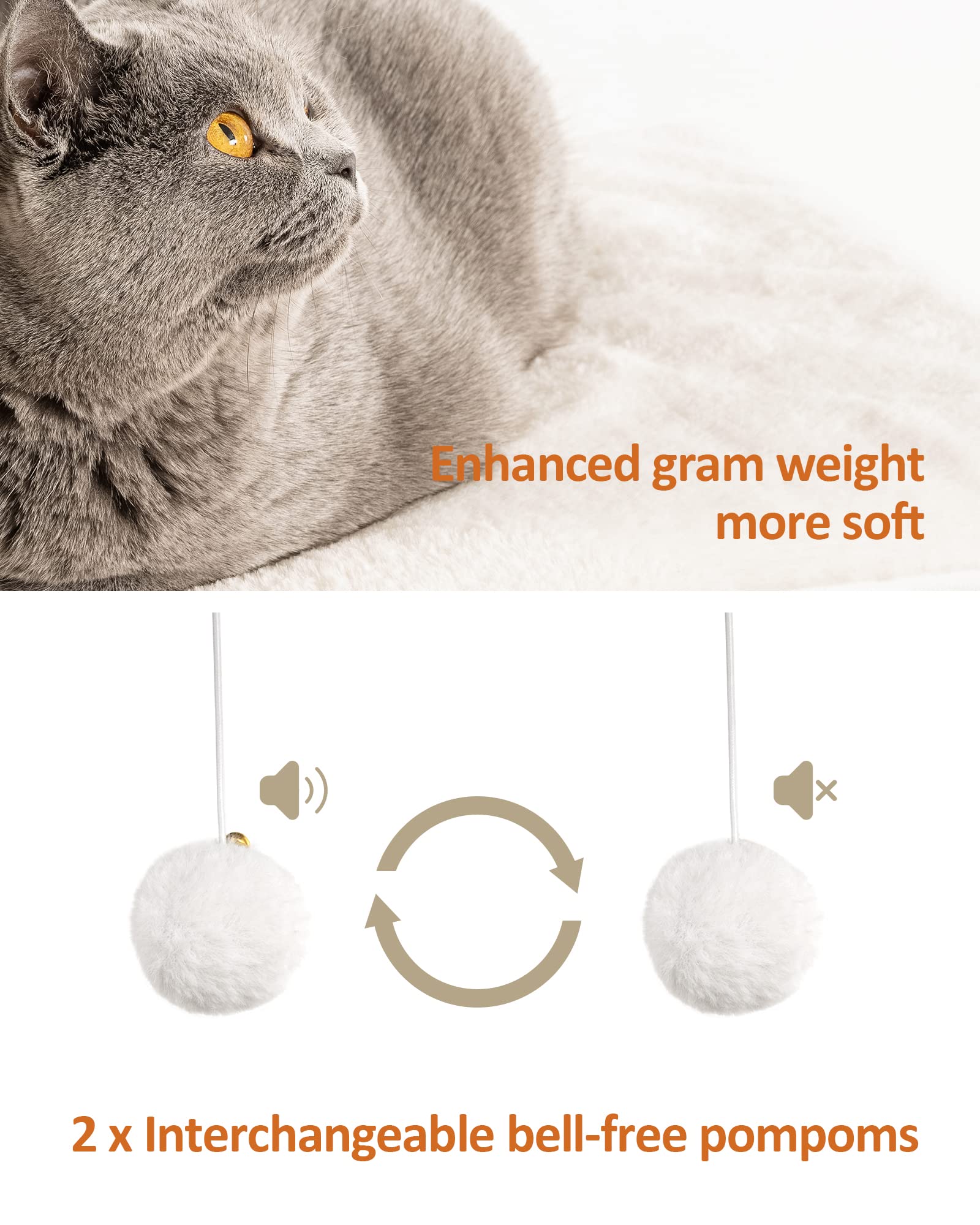 FourFurPets anti-tip base and sturdy frame enhance pet-safe lounging and stability.