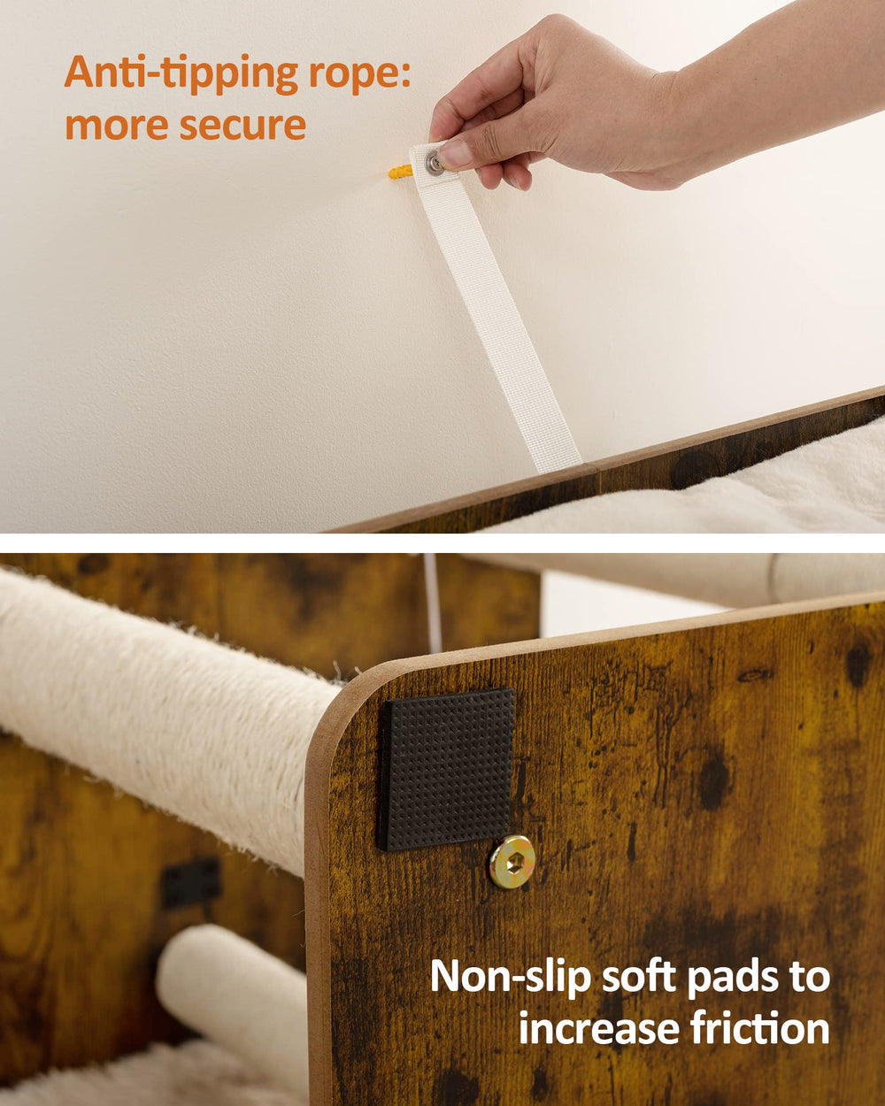 fourfurpets cat tree assembly easy setup with universal screws