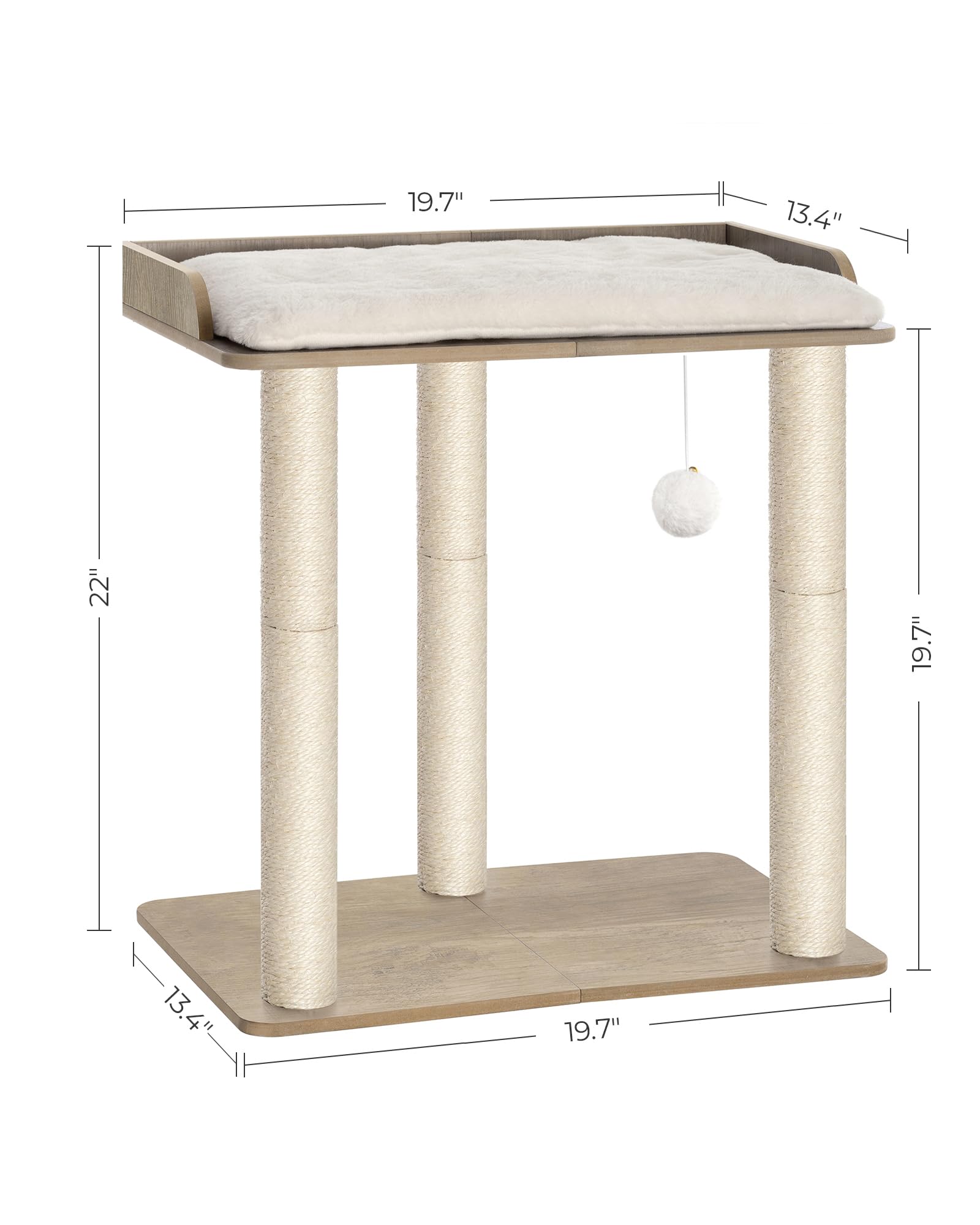 FourFurPets cat tree assembly instructions for quick setup
