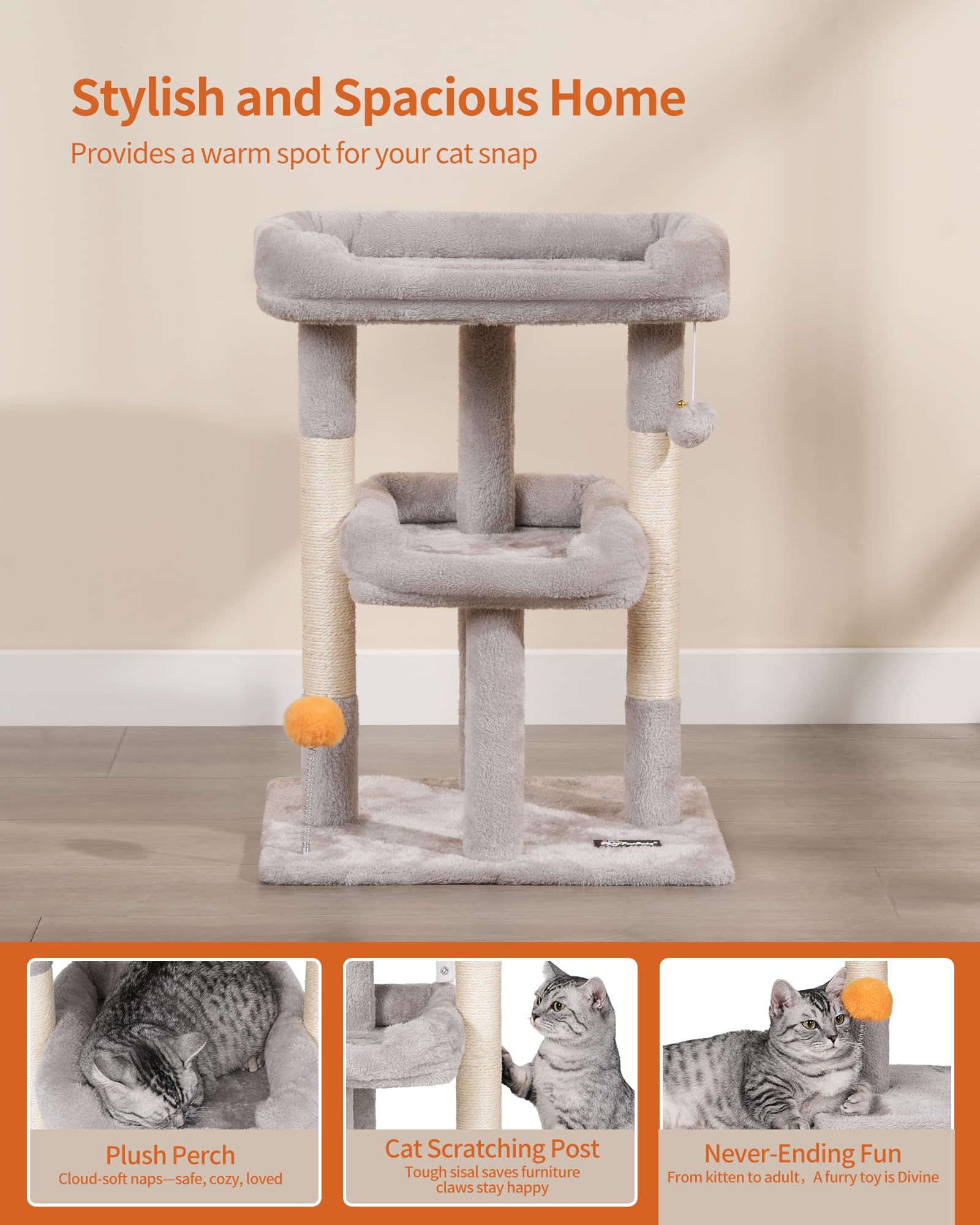 FourFurPets cat-tree-assembly-tools ensures easy setup and quick enjoyment.