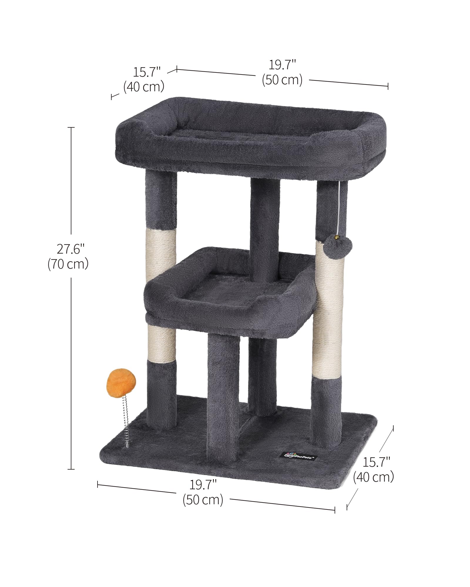 FourFurPets hanging toys support interactive play for kittens and cats.