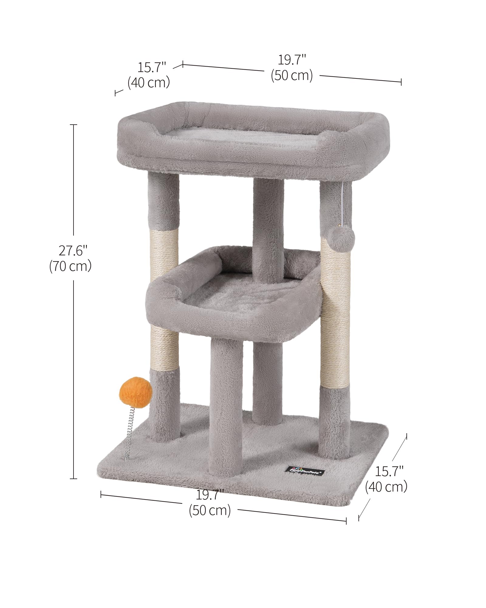 FourFurPets cat-tree interchangeable-toy adds variety for interactive enrichment.