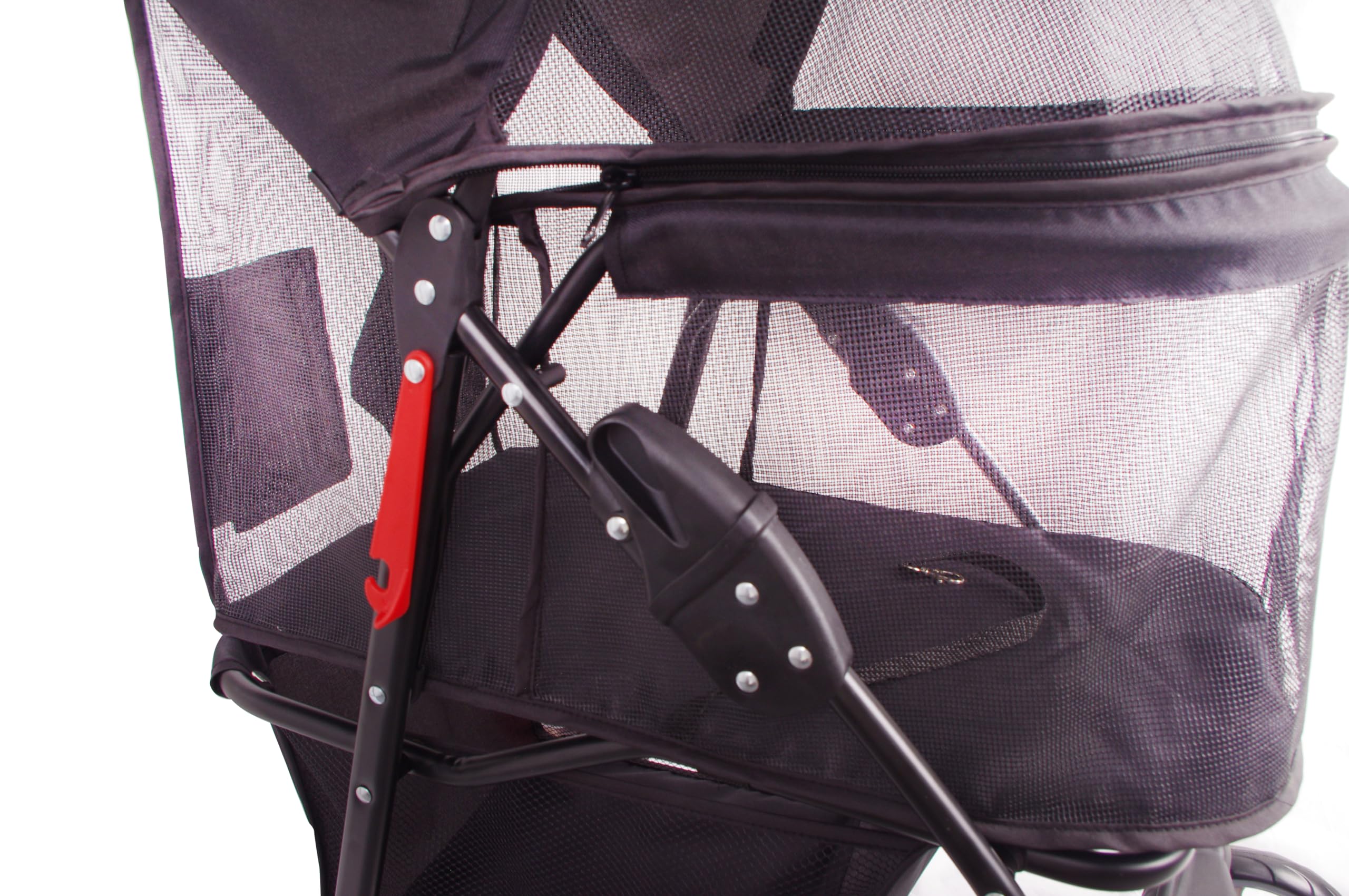 FOURPAW full-window stroller 360 wheels image highlights effortless steering and braking