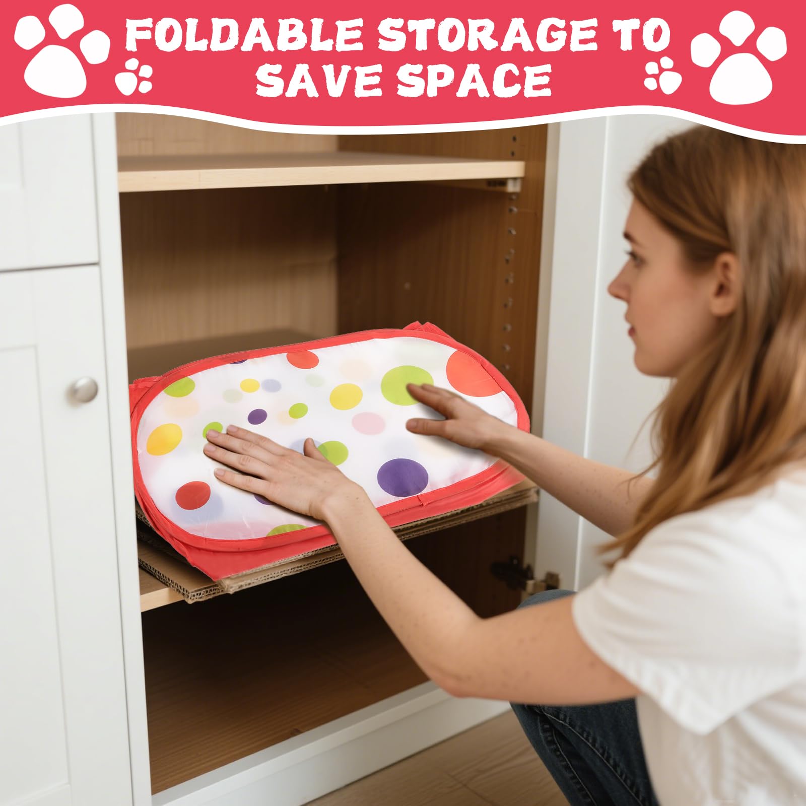 Foxtell foldable pop-up design for easy storage and portability.