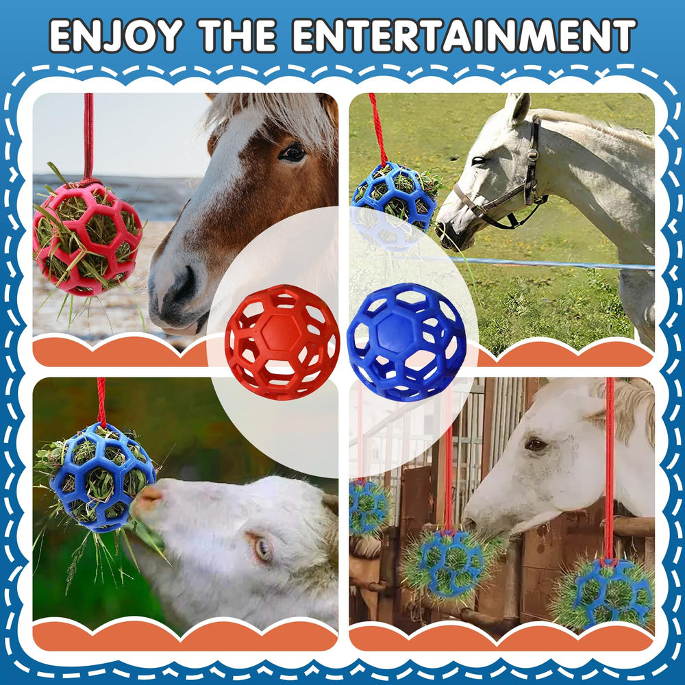 Foycow two-piece hay ball pack enables versatile setup.