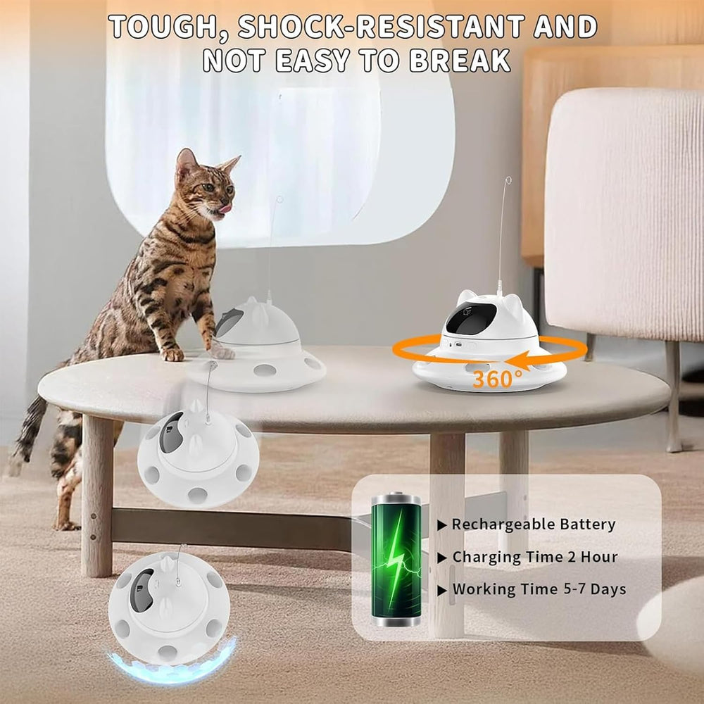 Foyoilait handheld laser flashlight supports night-time interactive moments.