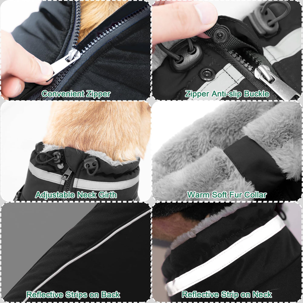 Fragralley dog coat reflective strips boost nighttime visibility