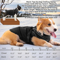Fragralley dog coat warm fur collar adds neck warmth on cold days