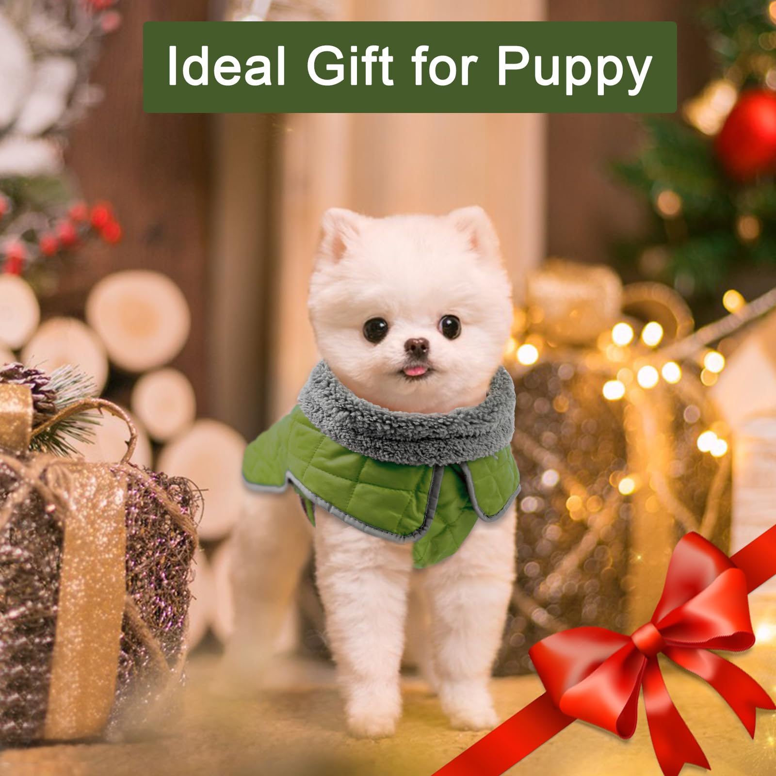 Fragralley dog winter coat with snug inner lining for cozy warmth.