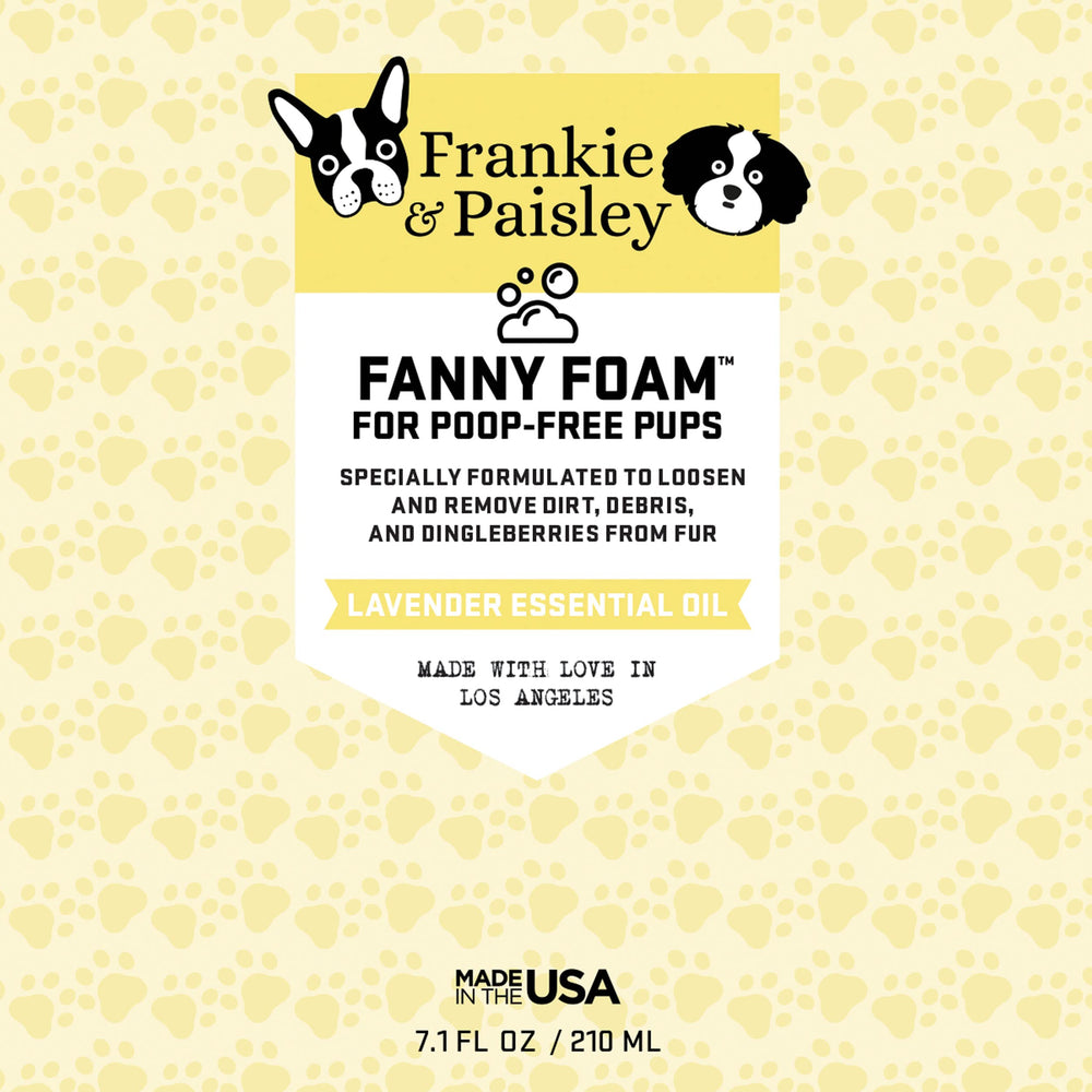 Frankie & Paisley easy no-rinse application for quick messy cleanups.