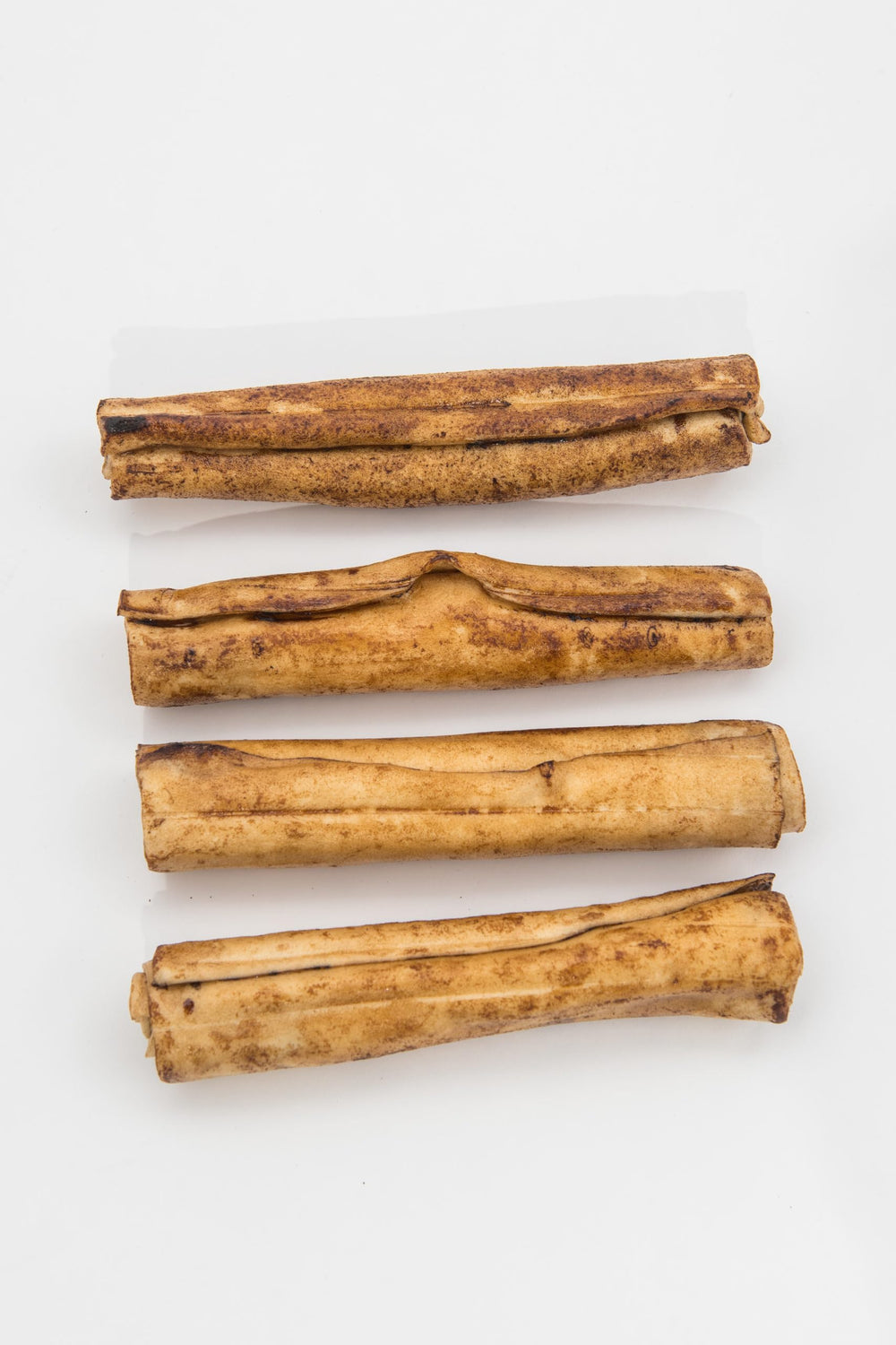 Frankly Original Peanut Butter Beef Chew Roll long roll demonstrates durable, long-lasting chew.