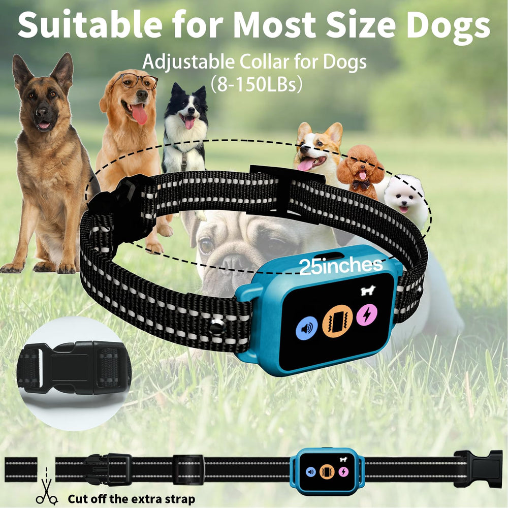 Frayo dog collar IP67 waterproof design withstands rain and splashes.