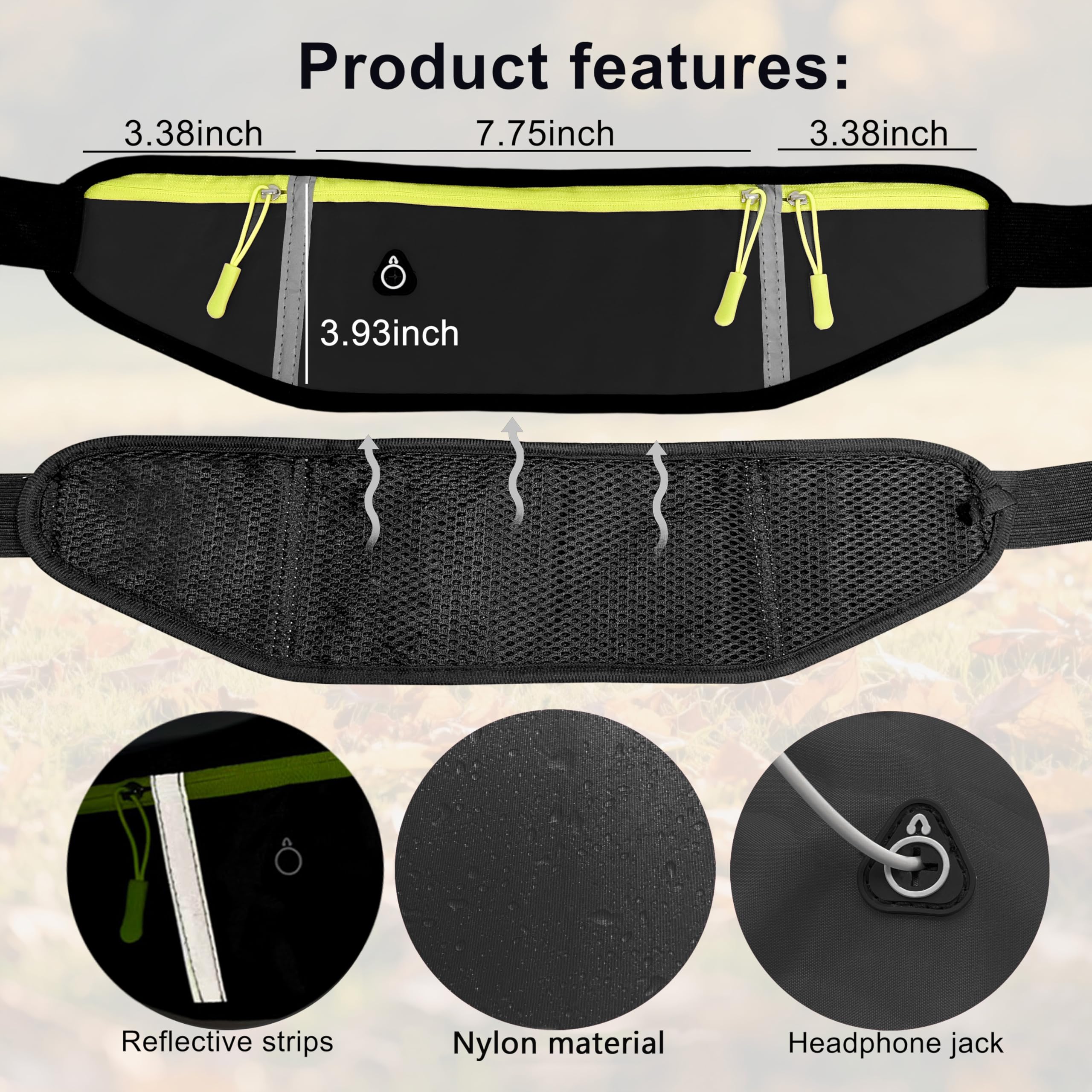 Frayot zipper pouch open with essentials ready for quick-access walks.