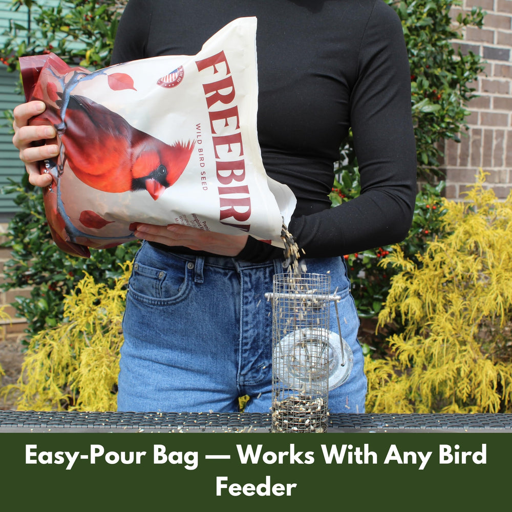 FREEBIRD Wild Bird Seed peanut pieces image — protein-rich bites for cardinals and finches.