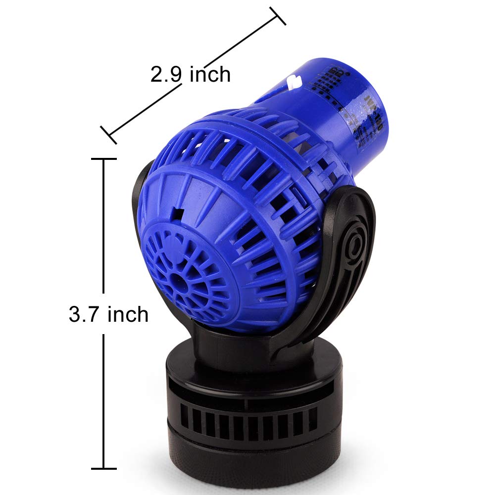 FreeSea adjustable ring protects delicate fish and corals from impeller contact.