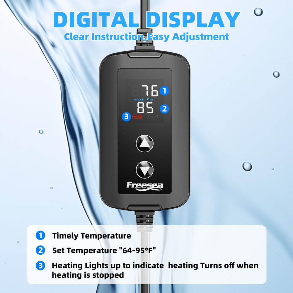 FREESEA compatible with saltwater and freshwater environments for versatile aquariums.