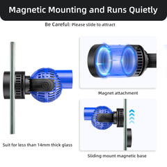 FreeSea magnetic bracket base enables quick, secure installation.