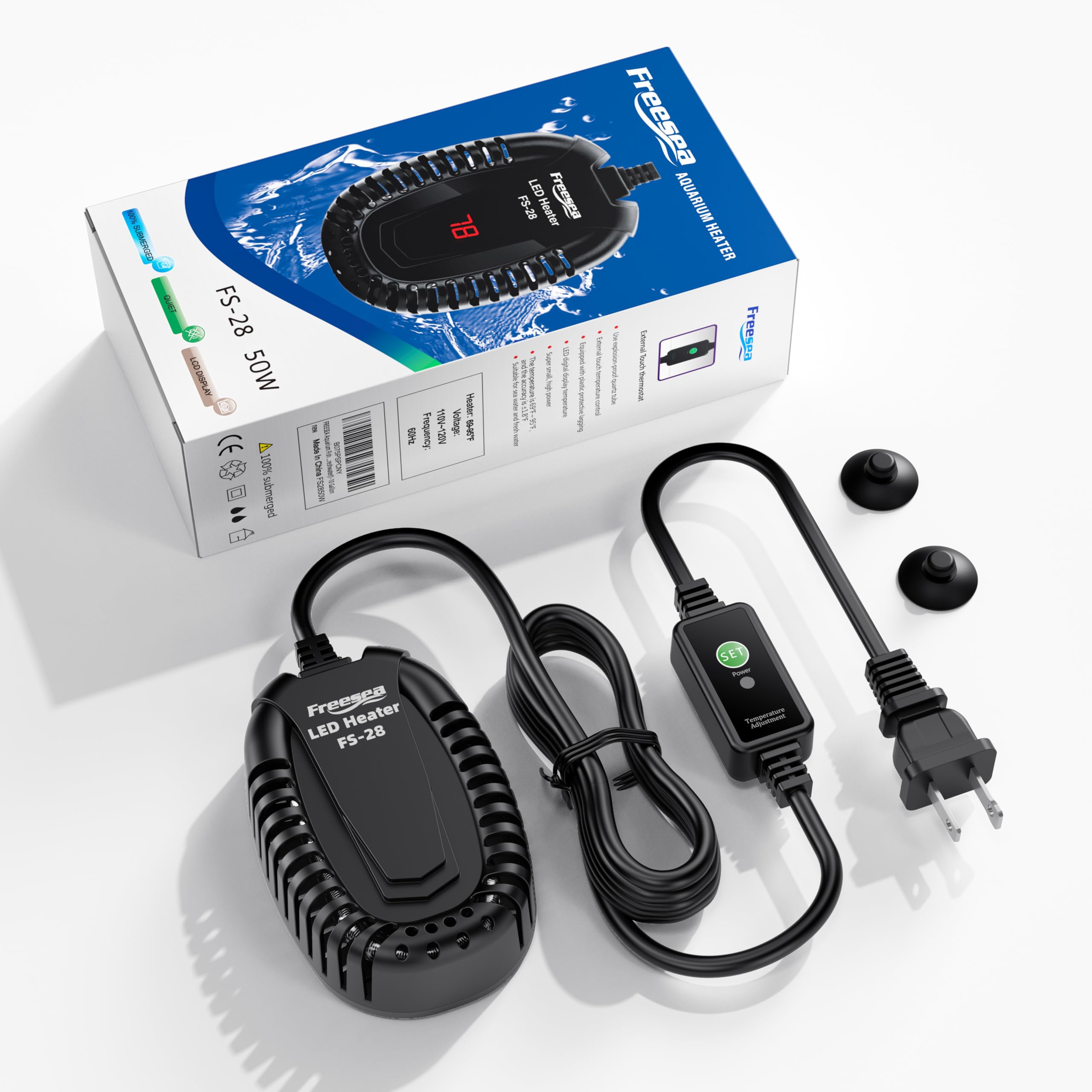 FREESEA compatible with both saltwater and freshwater setups for versatility