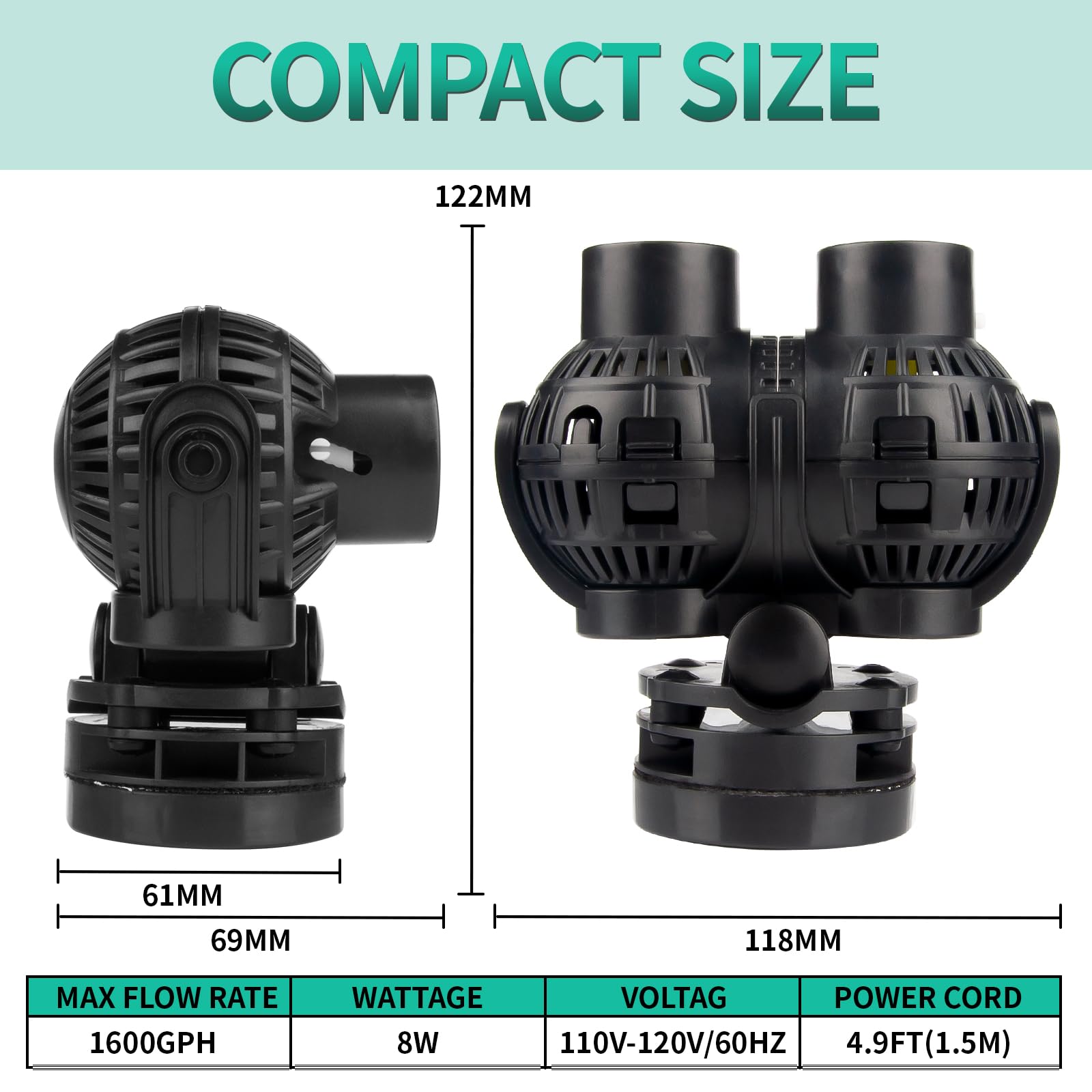 Freesea wave pump with 360-degree directional heads for customizable natural currents.