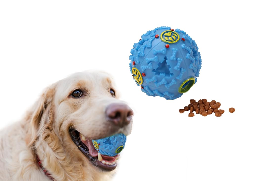 FREIOWEEI dog ball-squeak-roll keeps dogs engaged during indoor play