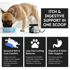 Frenchies vs Everybody measuring scoop for convenient daily dosing