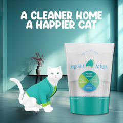 Fresh Aires low-dust formula minimizes airborne particles for cleaner air