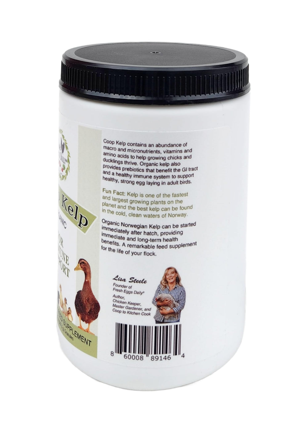 Fresh Eggs Daily organic label on packaging signifies organic sourcing.