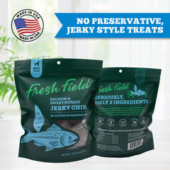 Fresh Field dog training jerky in action as a reward.