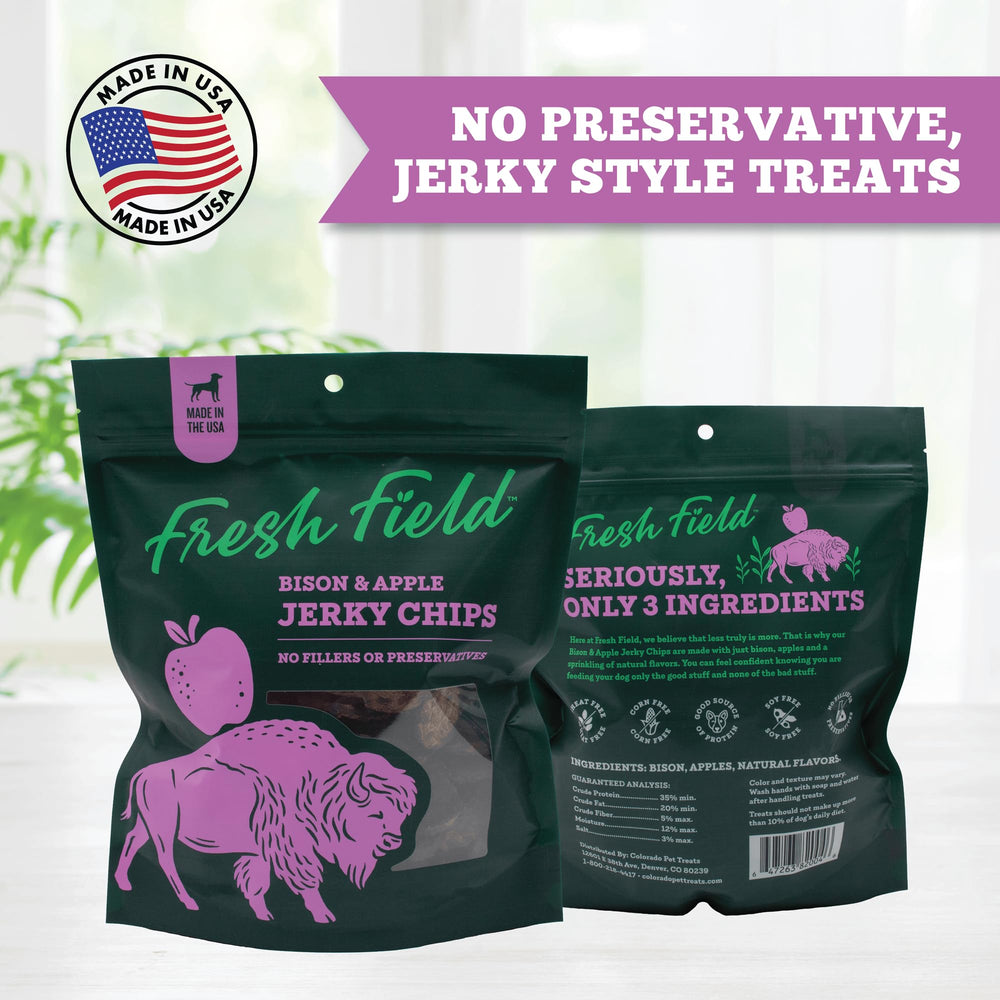 Fresh Field no-fillers three-ingredient label highlights clean recipe