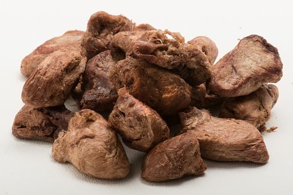 Fresh Is Best chicken hearts training treats in action for dogs and cats