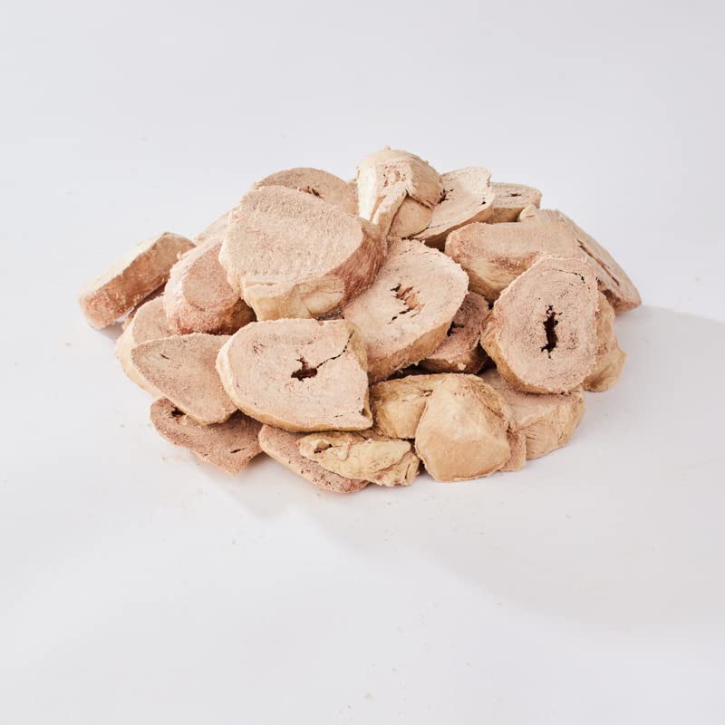 Fresh Is Best freeze-dried turkey heart treats closeup highlighting single-ingredient nutrition