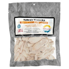 Fresh Is Best freeze-dried turkey tenders in resealable bag for training rewards