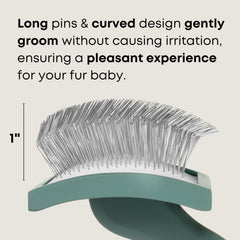 Freshly Bailey Doodle Brush design supports skin-friendly brushing sessions.