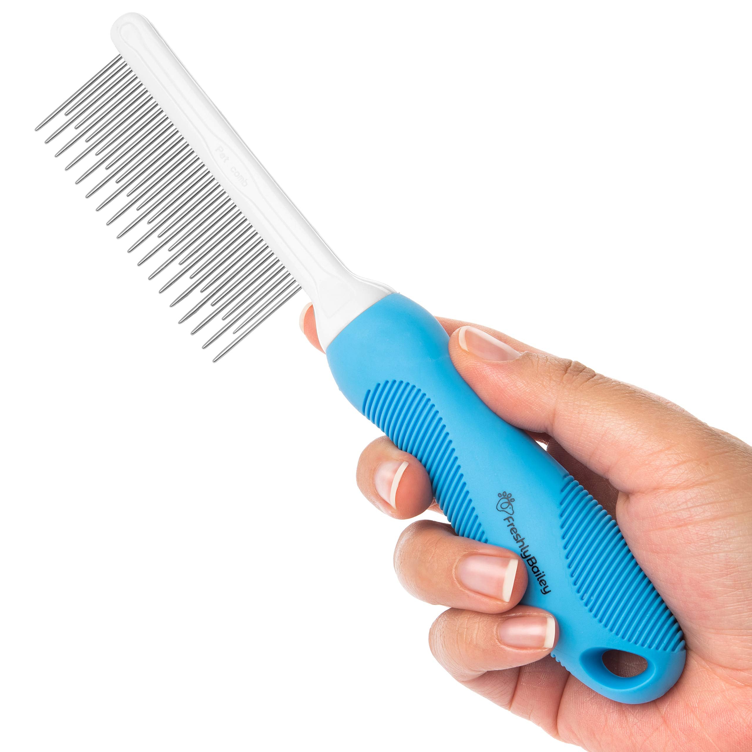 Freshly Bailey grooming tool supports doodle owners in managing long coats.