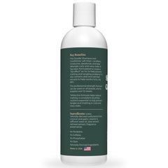 Freshly Bailey Doodle Shampoo bottle with lather demonstrates gentle cleansing for doodles.