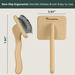 Freshly Bailey Doodle Slicker Brush mid-length coat grooming aids doodles and doodle mixes.