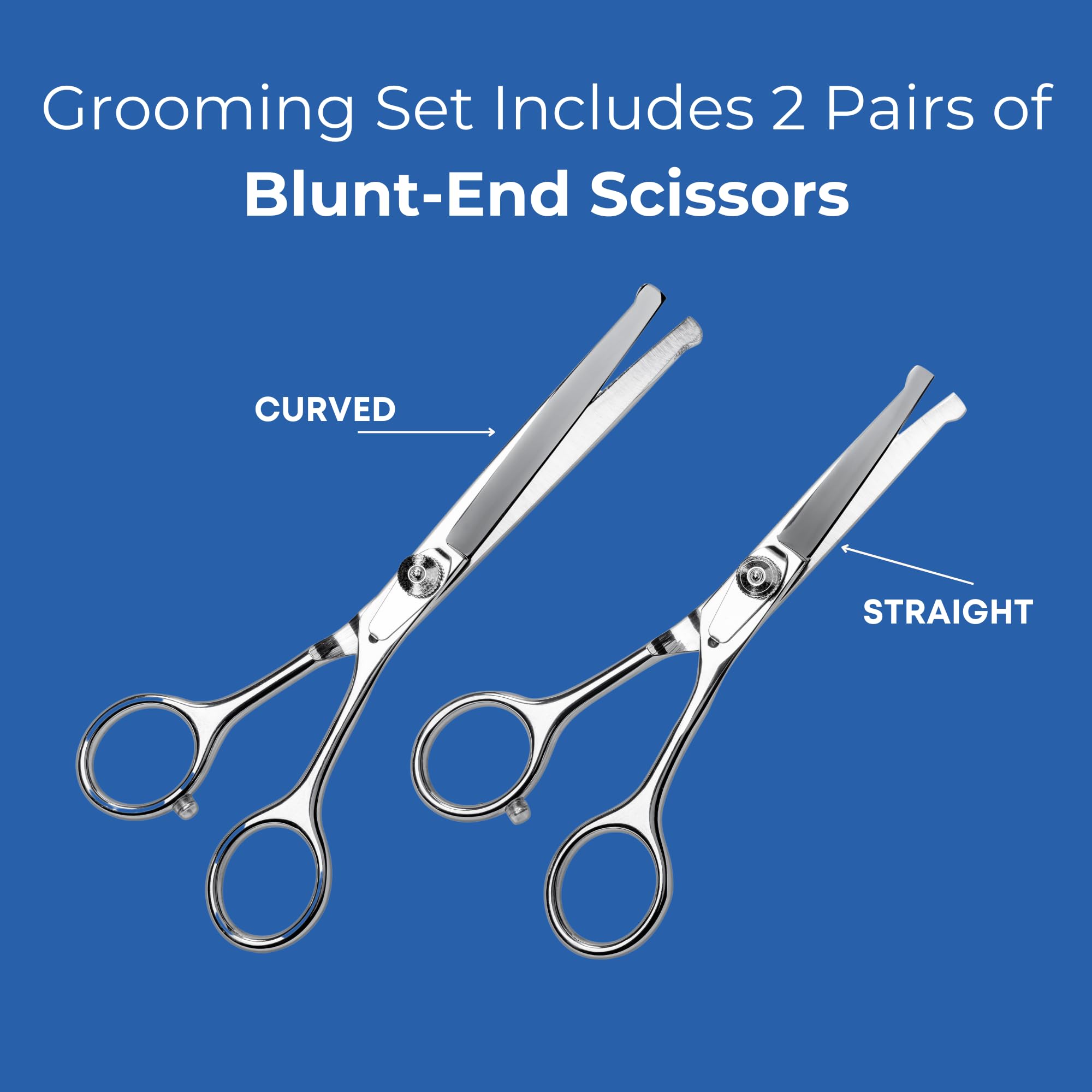 Freshly Bailey pet grooming session using these scissors yields smooth cuts through various fur types.