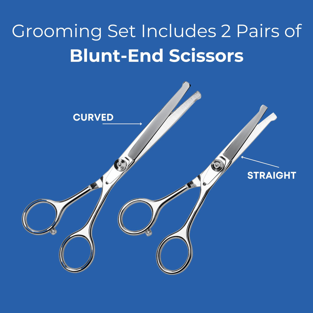 Freshly Bailey pet grooming session using these scissors yields smooth cuts through various fur types.