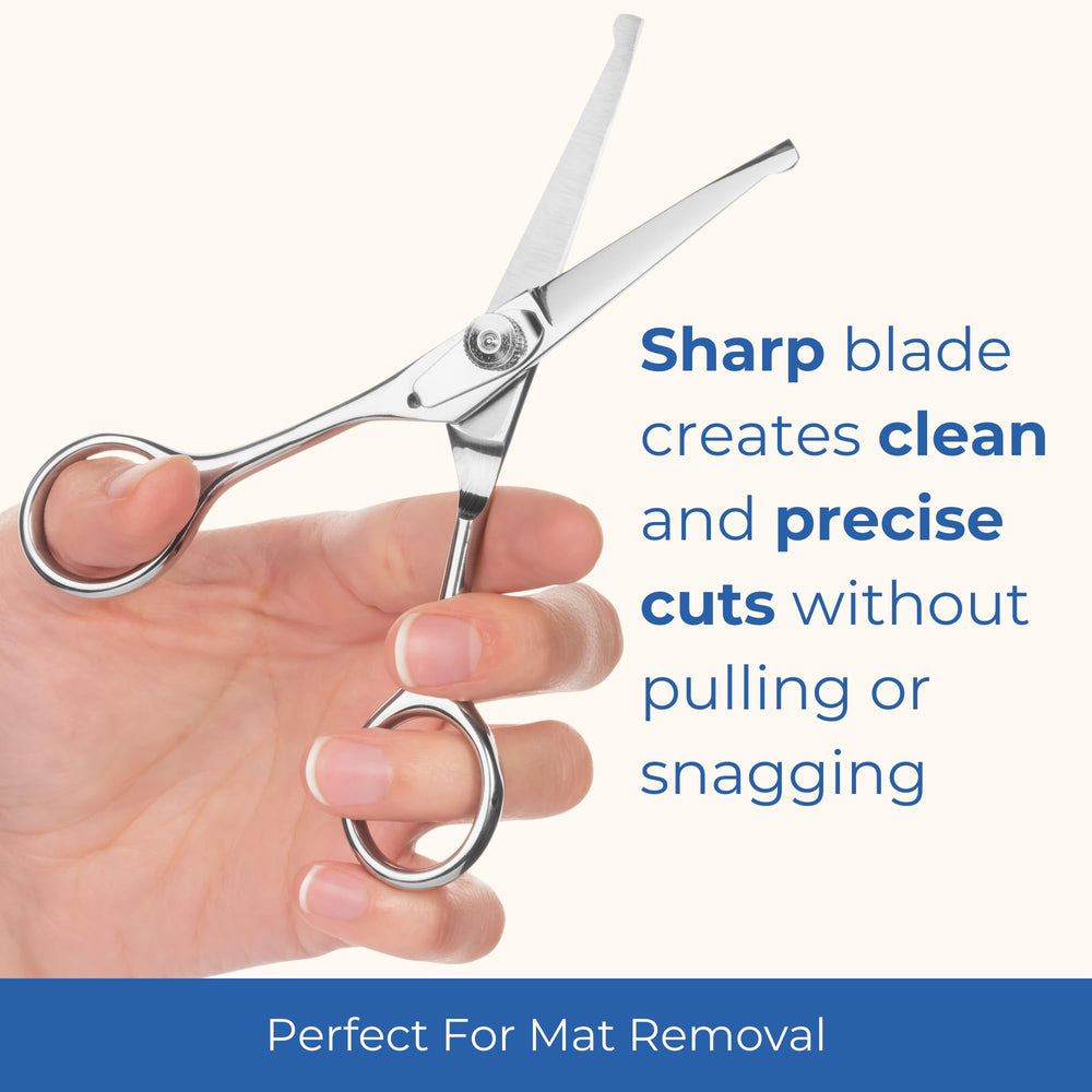 Freshly Bailey soft-grip handles for comfortable, controlled grooming sessions.