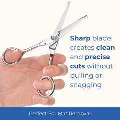 Freshly Bailey soft-grip handles for comfortable, controlled grooming sessions.