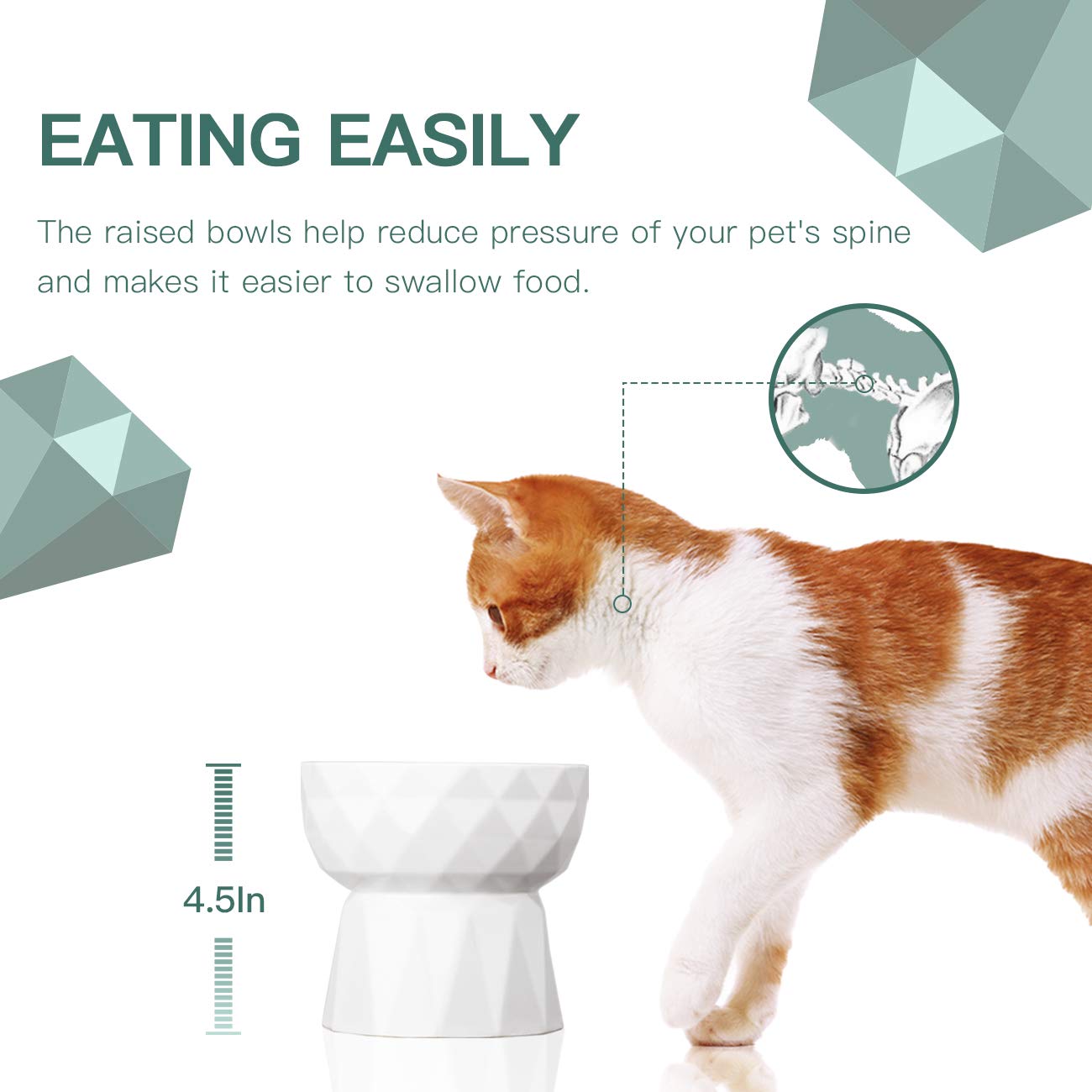 Frewinky oval 13.5oz bowl minimizes spills during feeding