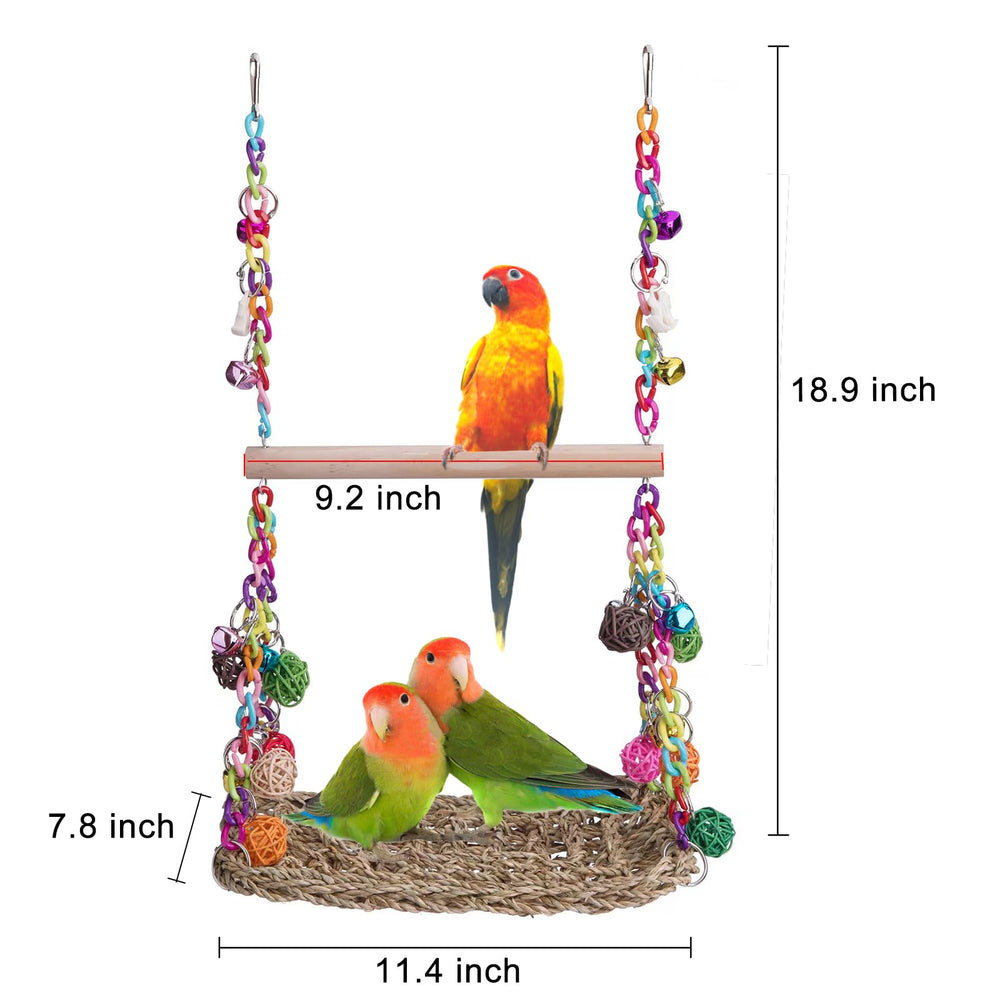 FrgKbTm colorful chain design enables quick setup for hanging.