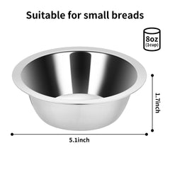 Fri4Free hanging bowl side-mount demonstrates easy refills without removing the bracket every time
