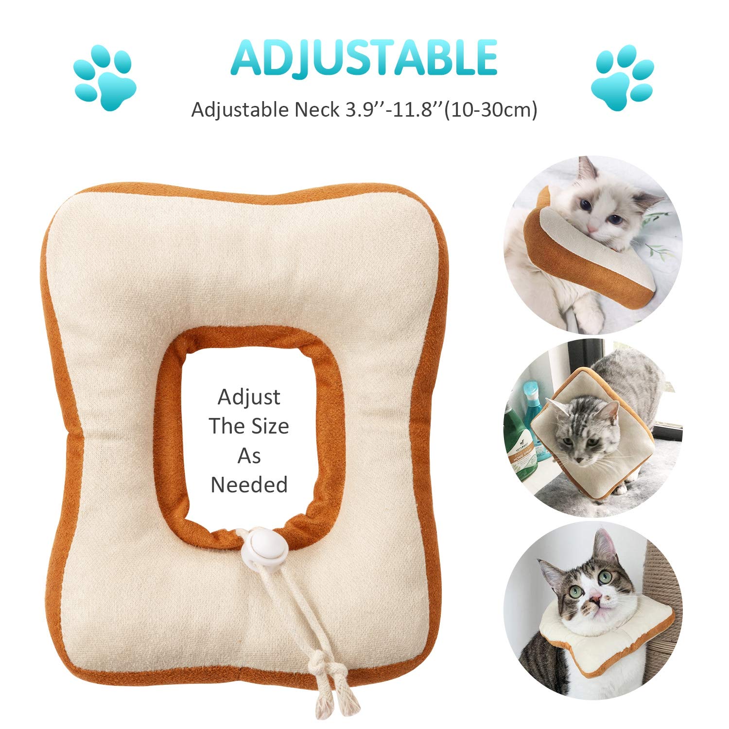 Frienda cat cone avocado neck collar helps prevent licking during healing