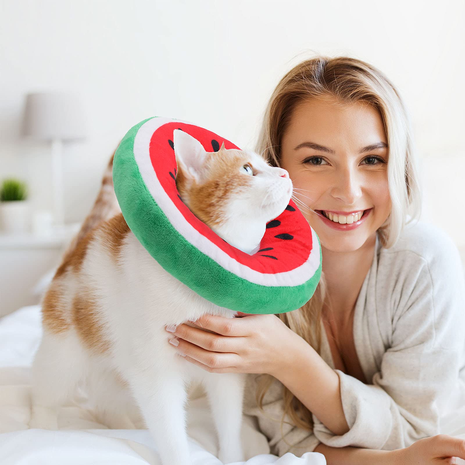 Frienda two-pack cat cone set for kittens and small dogs.