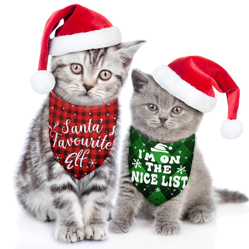Frienda multi-color Christmas bandana ideal for holiday photos