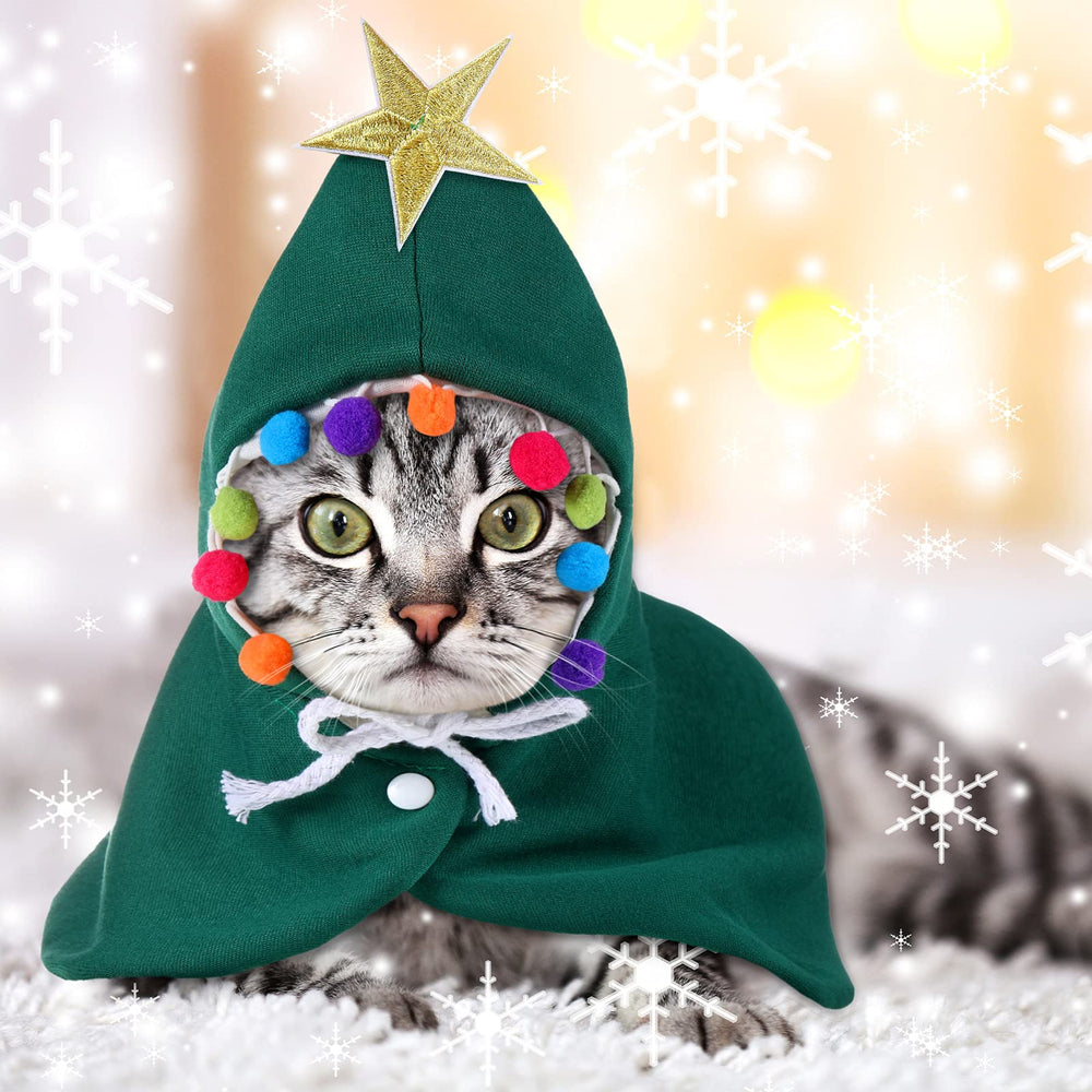 Frienda decorative details like white fluff bells and gold star boost festive charm.