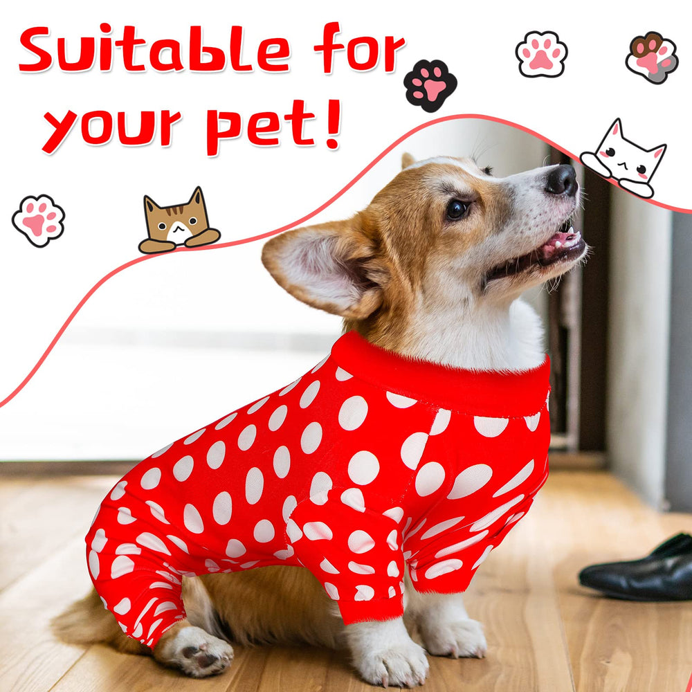 Frienda dog-pajamas soft-polyester-fabric—soft, fade-resistant material for warm, comfy wear.