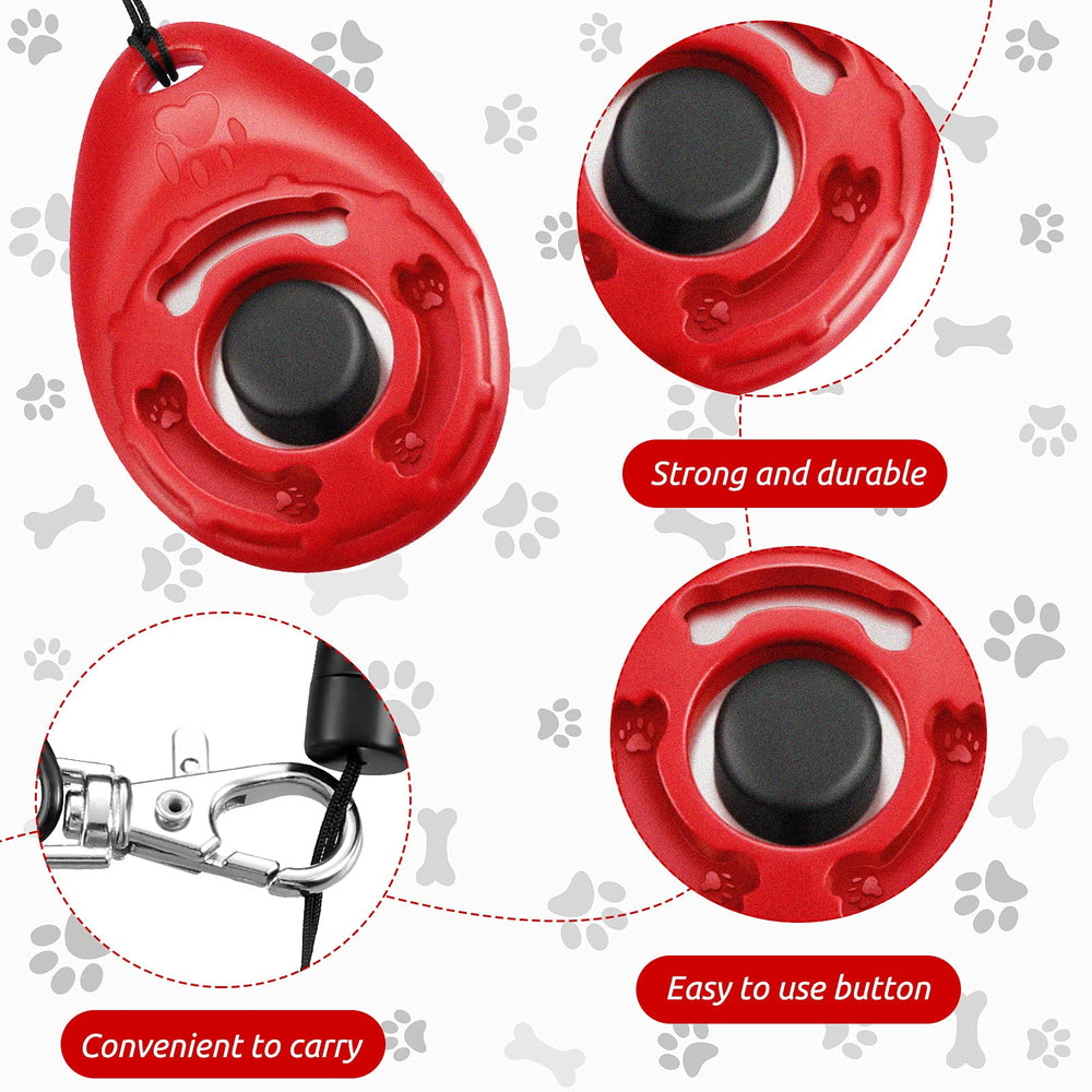 Frienda clicker with keychain hanger for easy access during sessions