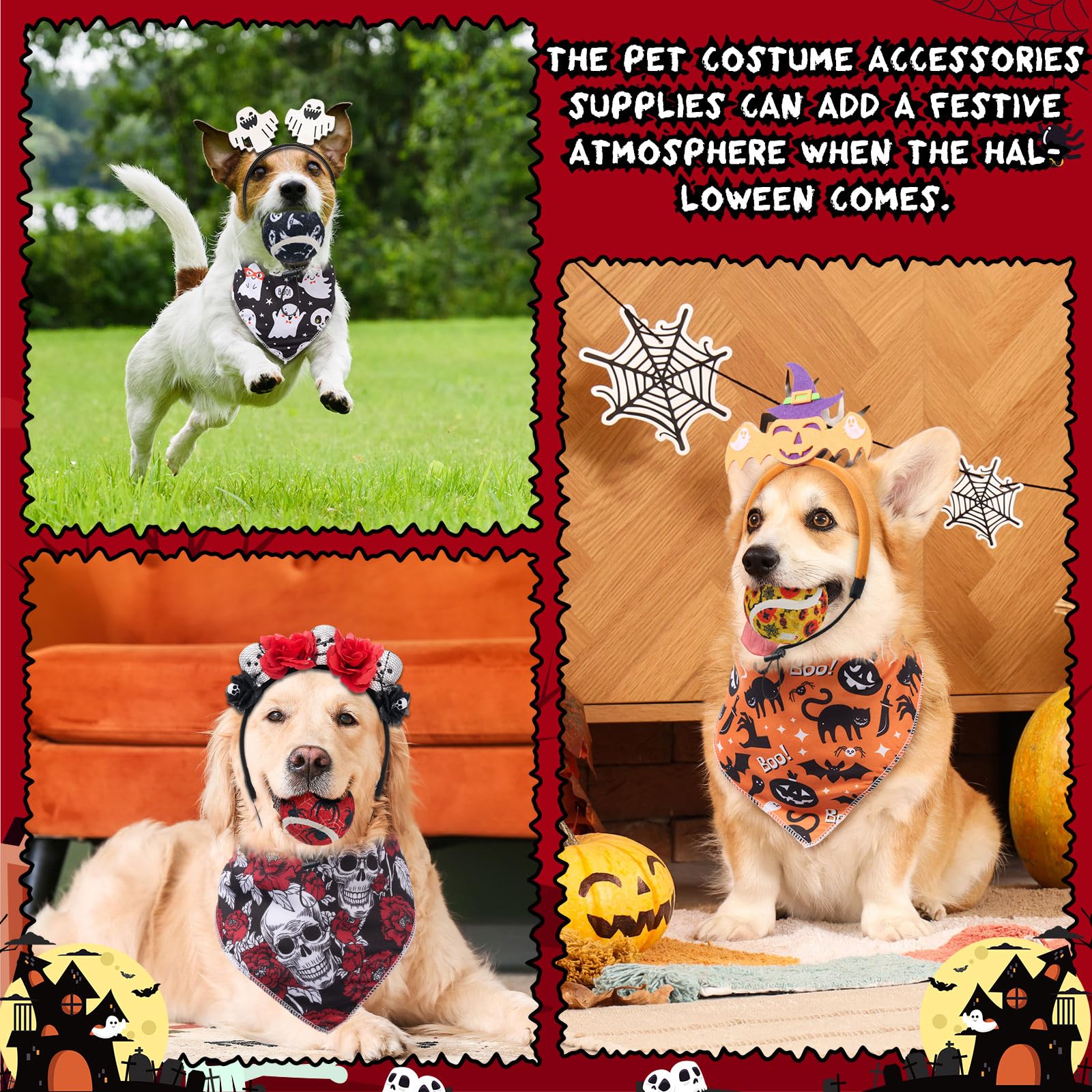 Frienda Halloween dog photo prop set to capture memories with flair